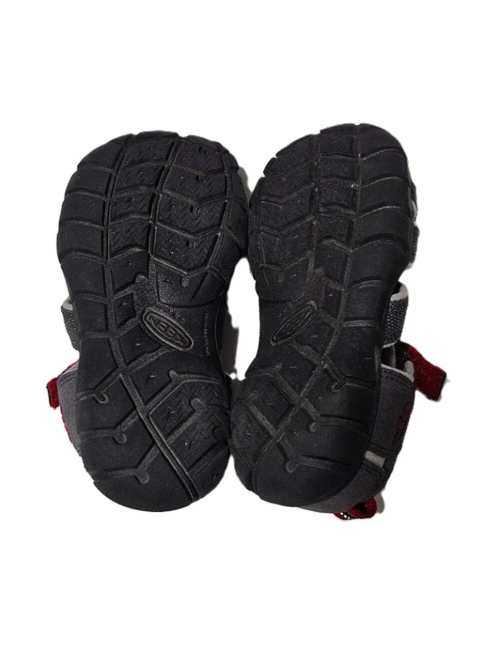 KEEN Seacamp II CNX Kids' Sandals - Size 9 - Grey/Red